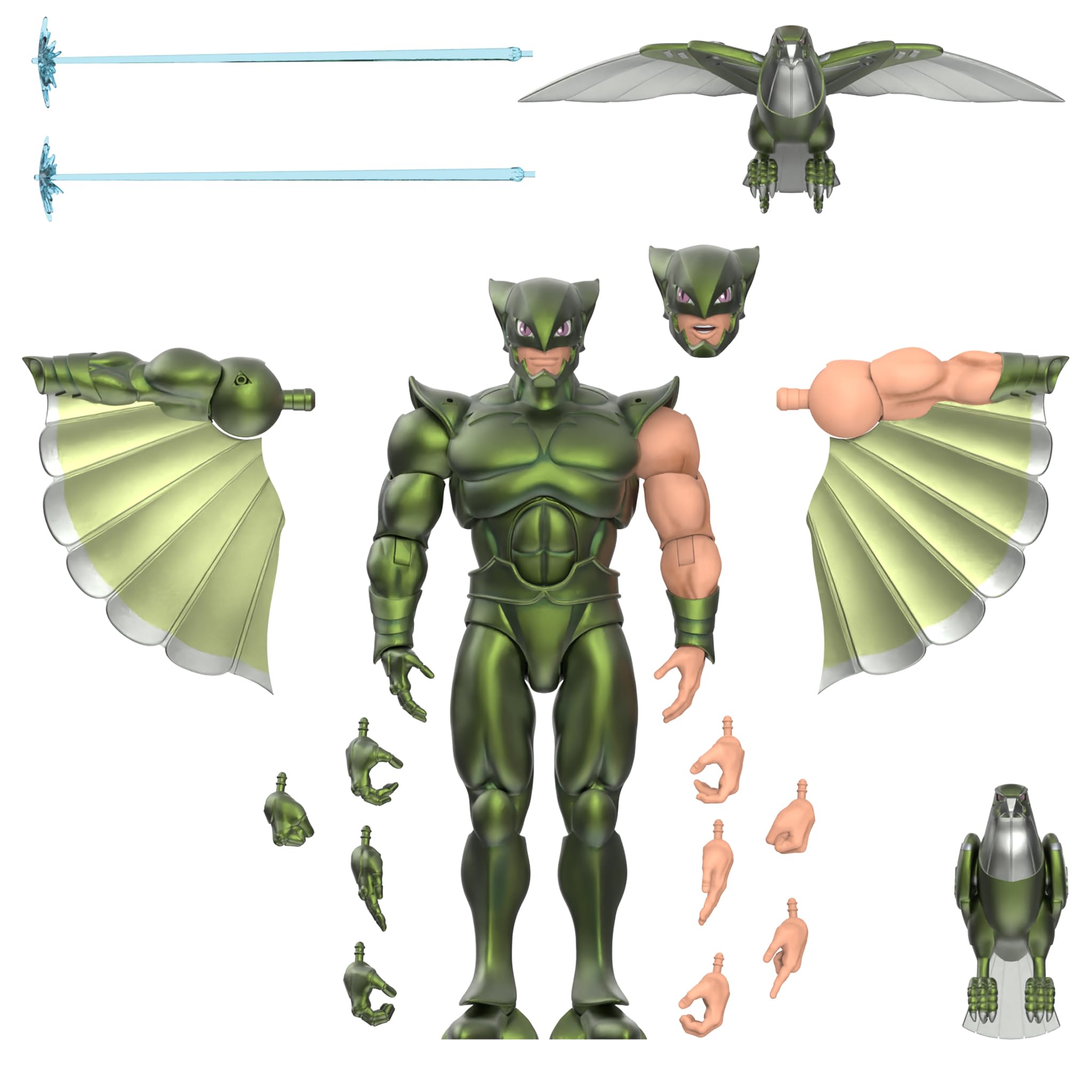 Amazon.com: Super7 ULTIMATES! SilverHawks Flashback (Toon) - 7