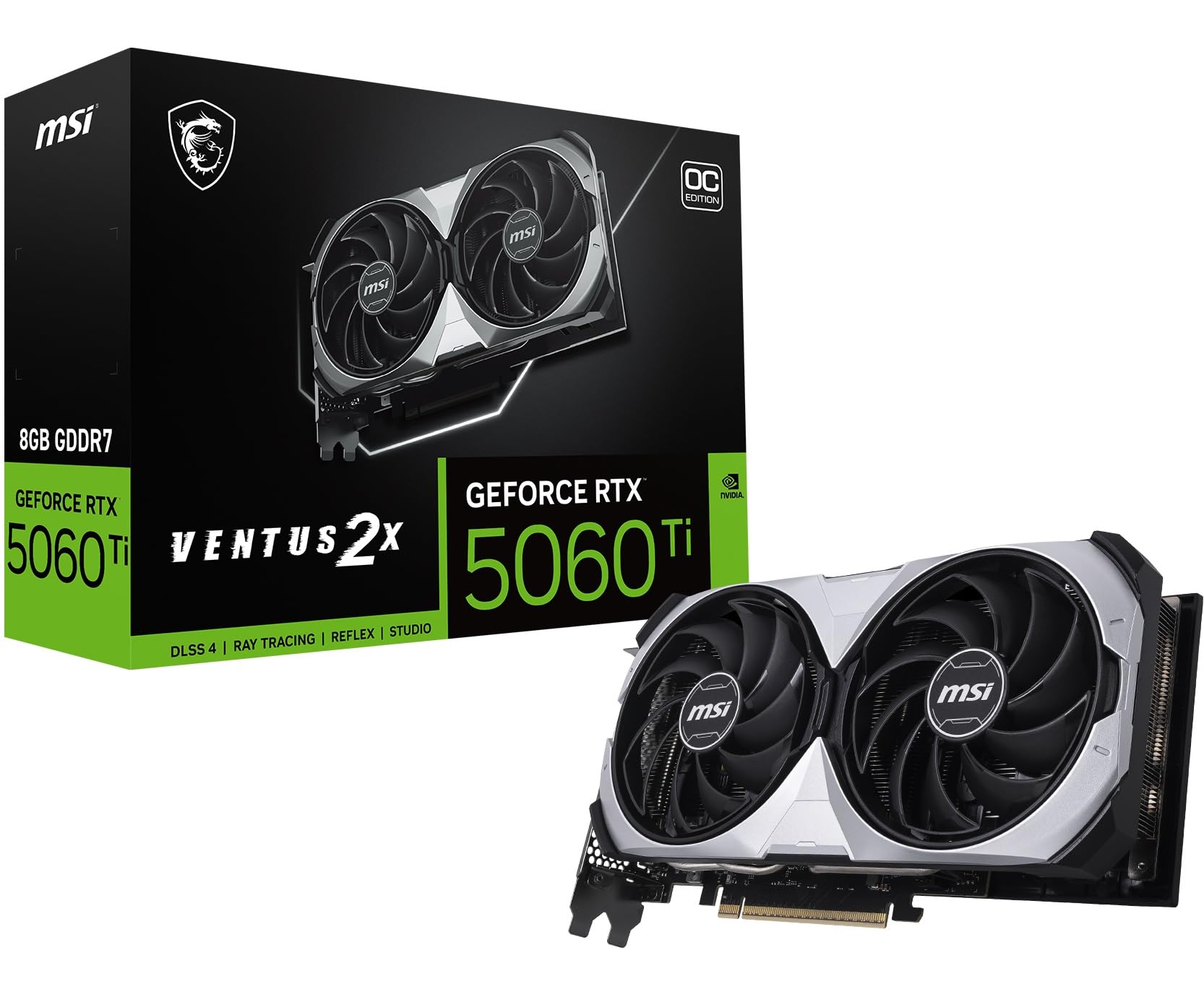 Amazon | MSI GeForce RTX 5060 Ti 8G VENTUS 2X OC CLASSIC