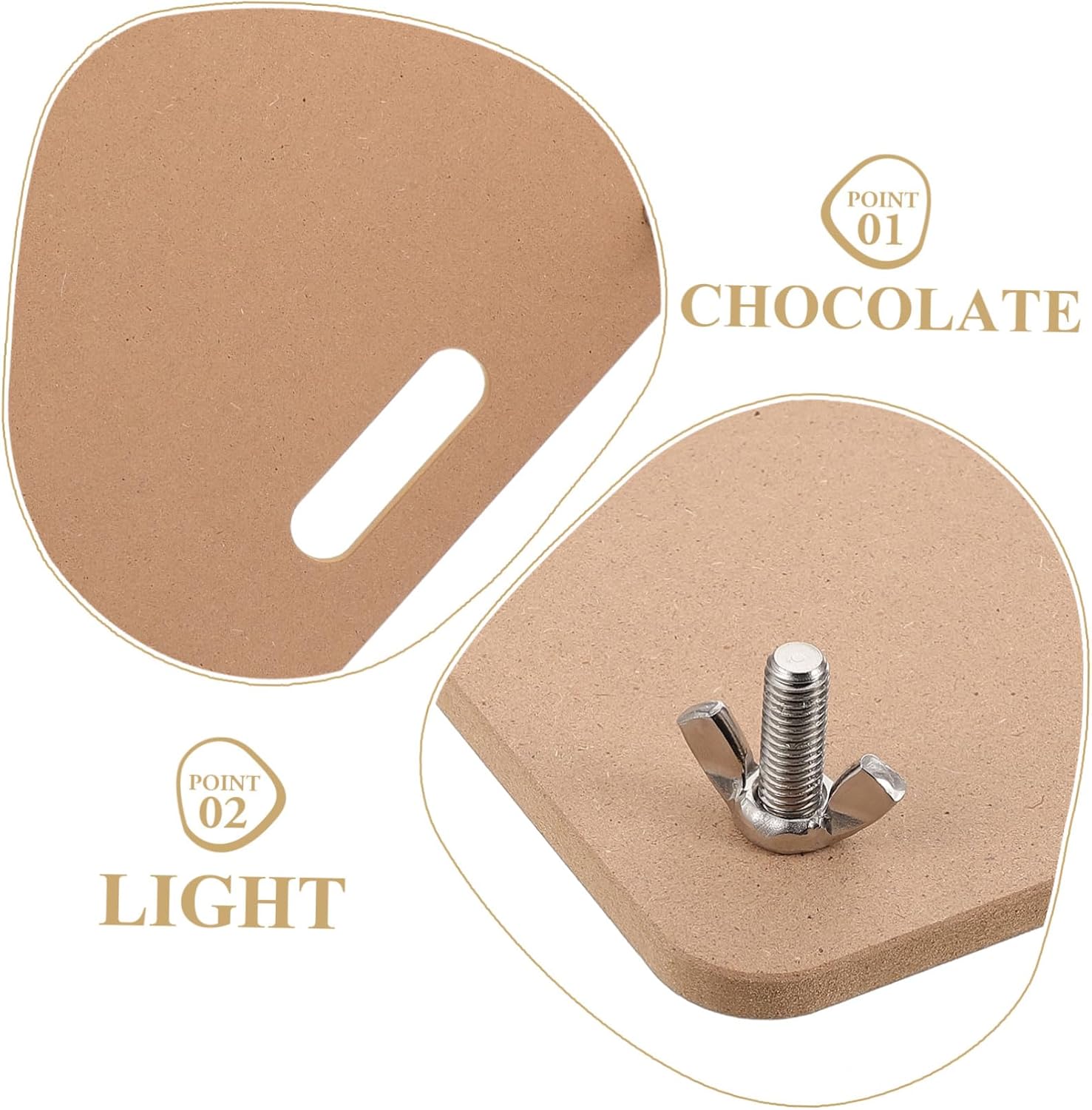 ARTIBETTER Clay Wedging Board with Built Handle Portable Crafting Tool for Precision Clay Rolling and Sculpting for Pottery and DIY Ceramics Projects Large