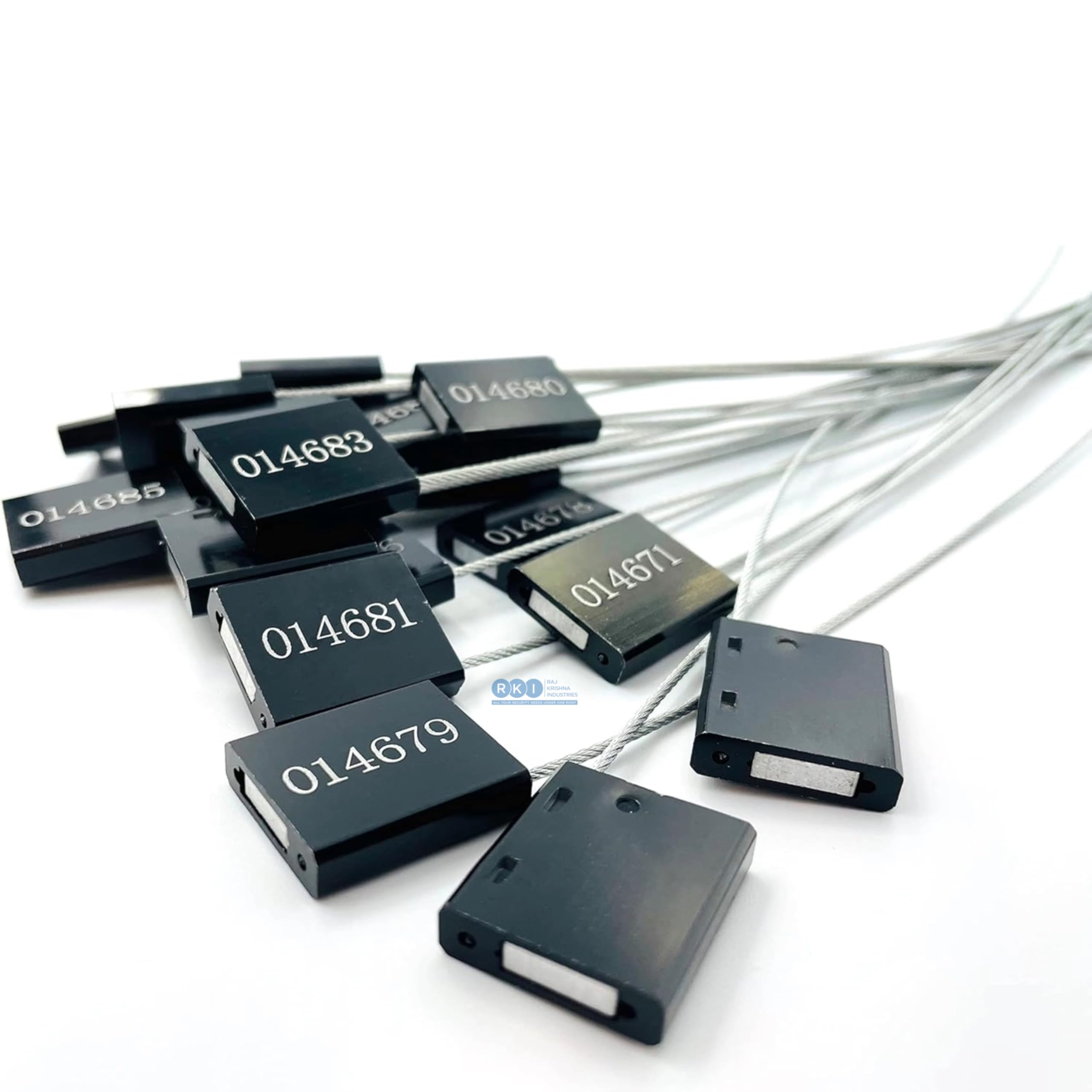 Raj Krishna Industries® 25 Units 2.5MM Tamper Proof Wire Seal for Truck Containers, Rail Car, Goods Wagon, Oil Drum, Oil Tanker, Diesel Tanker Seals, Valve Lock