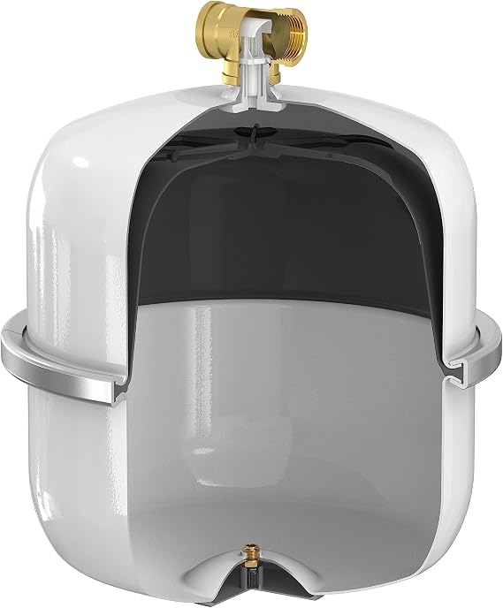 Flamco 24259 Airfix A 8 l / 4 Bar Vessel Expansion Tank for Service Water Systems White