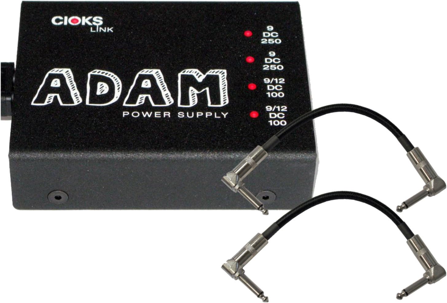 AM Adam Link 4-Outlet Isolated Power Supply w/ 2 Patch Cables