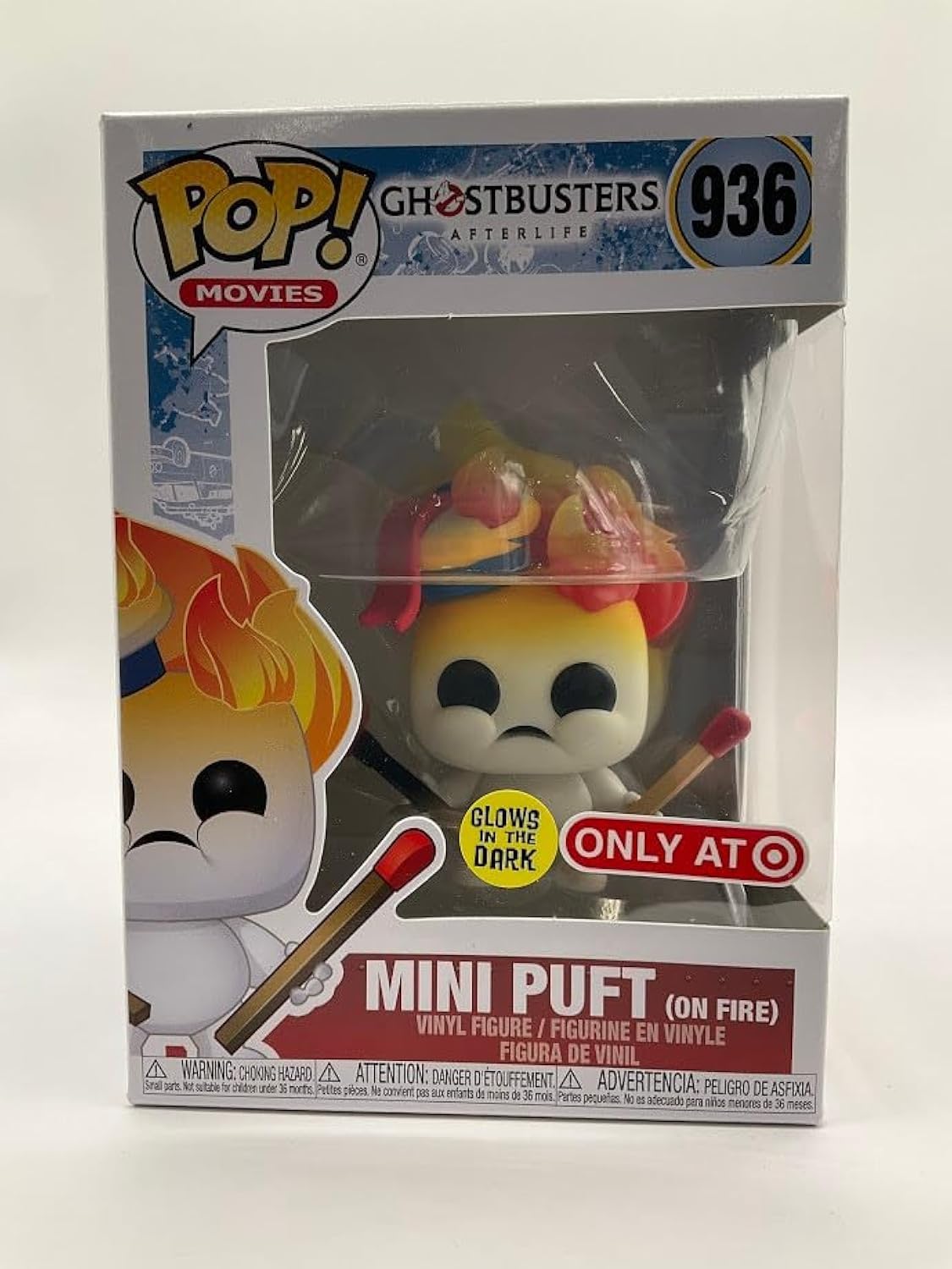 Amazon.com: Ghostbusters - POP N° 936 - Mini Puft on Fire