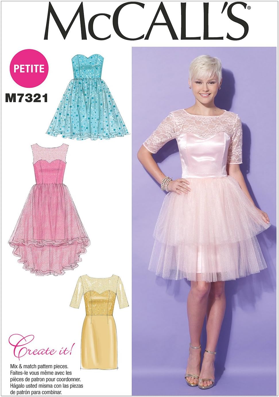 Amazon McCall s Patterns M7321 Misses Miss Petite Sweetheart amazon-mccall-s-patterns-m7321-misses-miss-petite-sweetheart