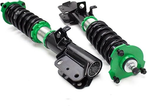 Miniatura 5 de Rev9 R9-HS2-023_1 Hyper-Street II Kit de bajada de suspensión de coilover, amortiguador monotubo con ajuste de rebote de 32 clics, longitud completa