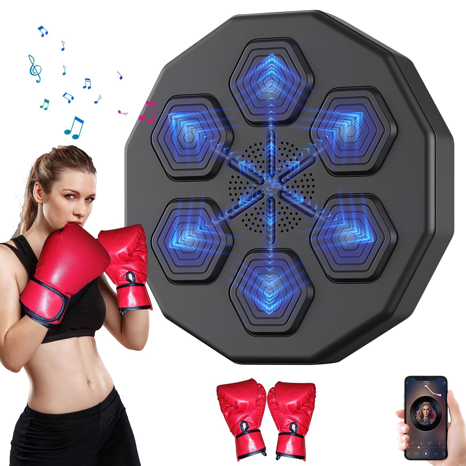 OKSTENCK Music Boxing Machine Wall Mounted Music Boxing Target