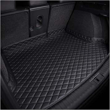 Car Trunk Mat Cargo Liner for Hyundai Creta 2016-2021 2022 2023 2024 2025 2026, All-Weather Waterproof Trunk Protector, Non-Slip Heavy-Duty Cargo Mat, Leather Boot Mat Interior Accessories