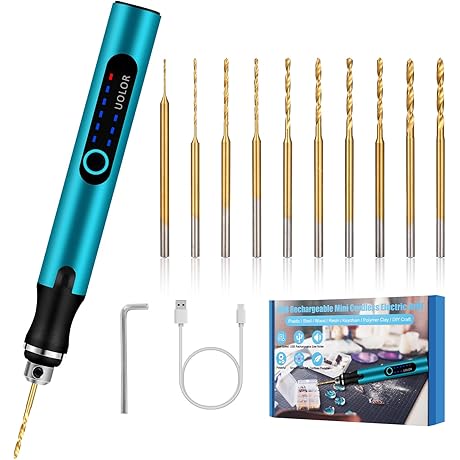 3-Speed Cordless Mini Drill Pen for Crafts