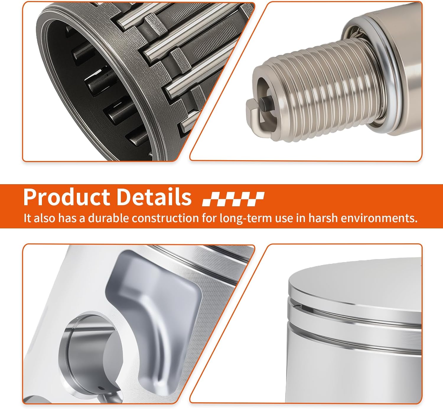 Top End Rubuild Kit STD Bore 66.4mm Piston For Yamaha YZ250 YZ250X 2005-2024 1P8-11631-00-A0