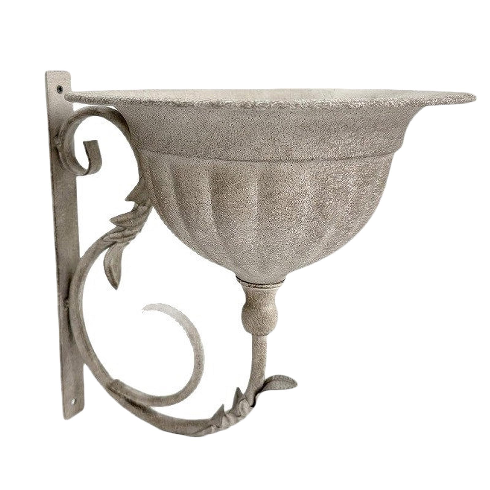 Jardinière Murale Suspendue Vintage en Fer, 26cm, Balcon