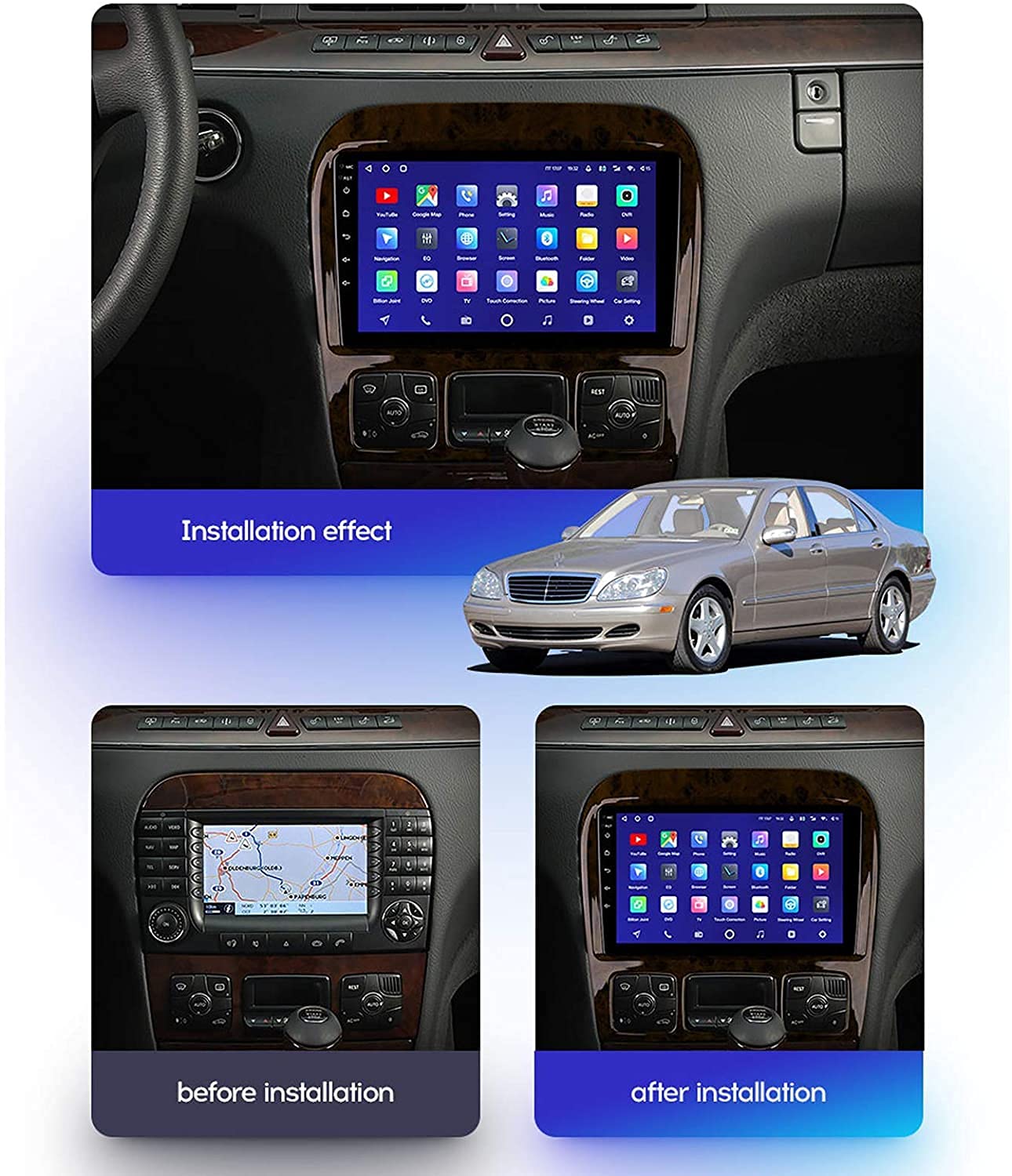 Amazon | Gndy メルセデスベンツSクラス/ W220 / VV220GPS