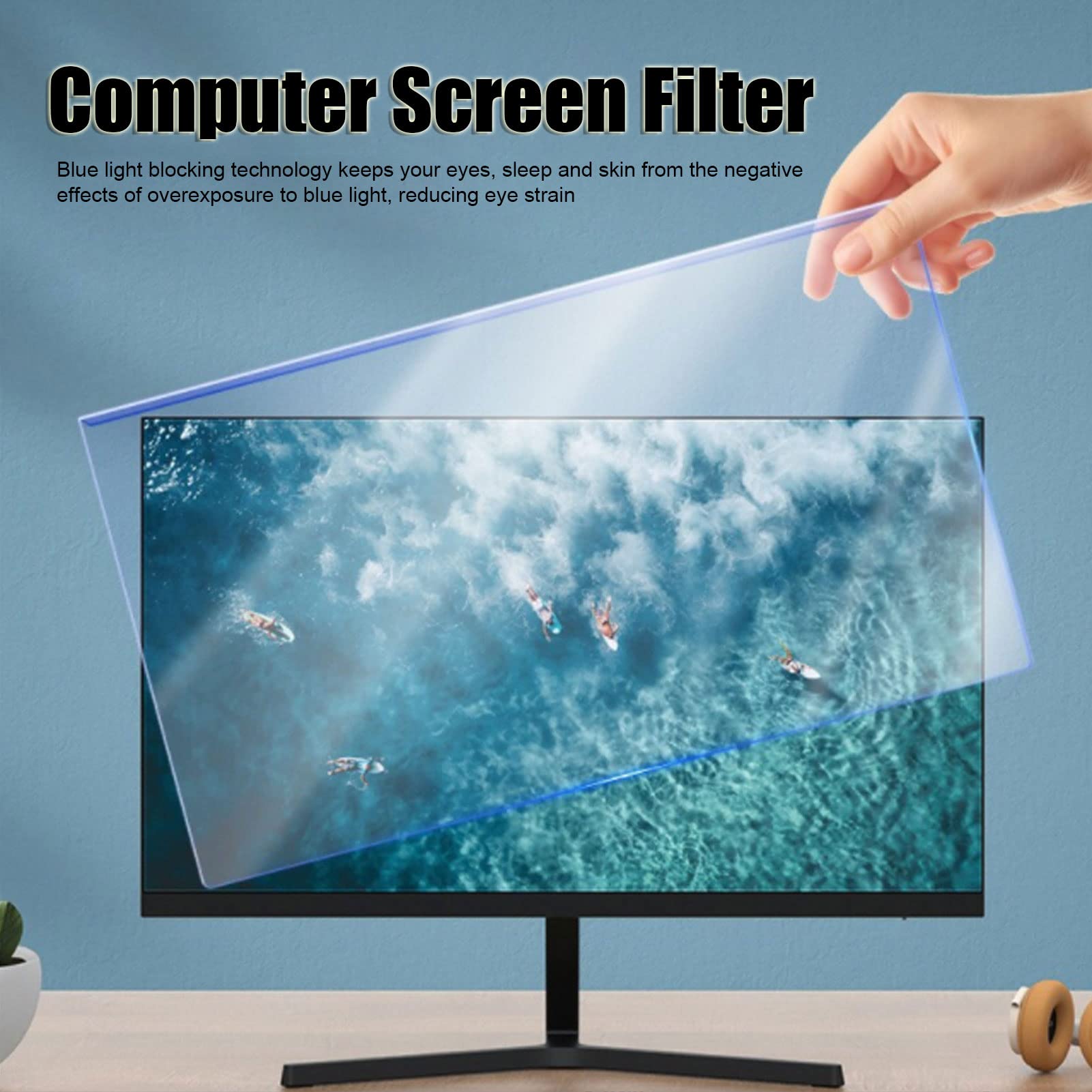 Bewinner Blue Light Blocking Anti UV Screen Protector 5 Layer Eye Care - View #5