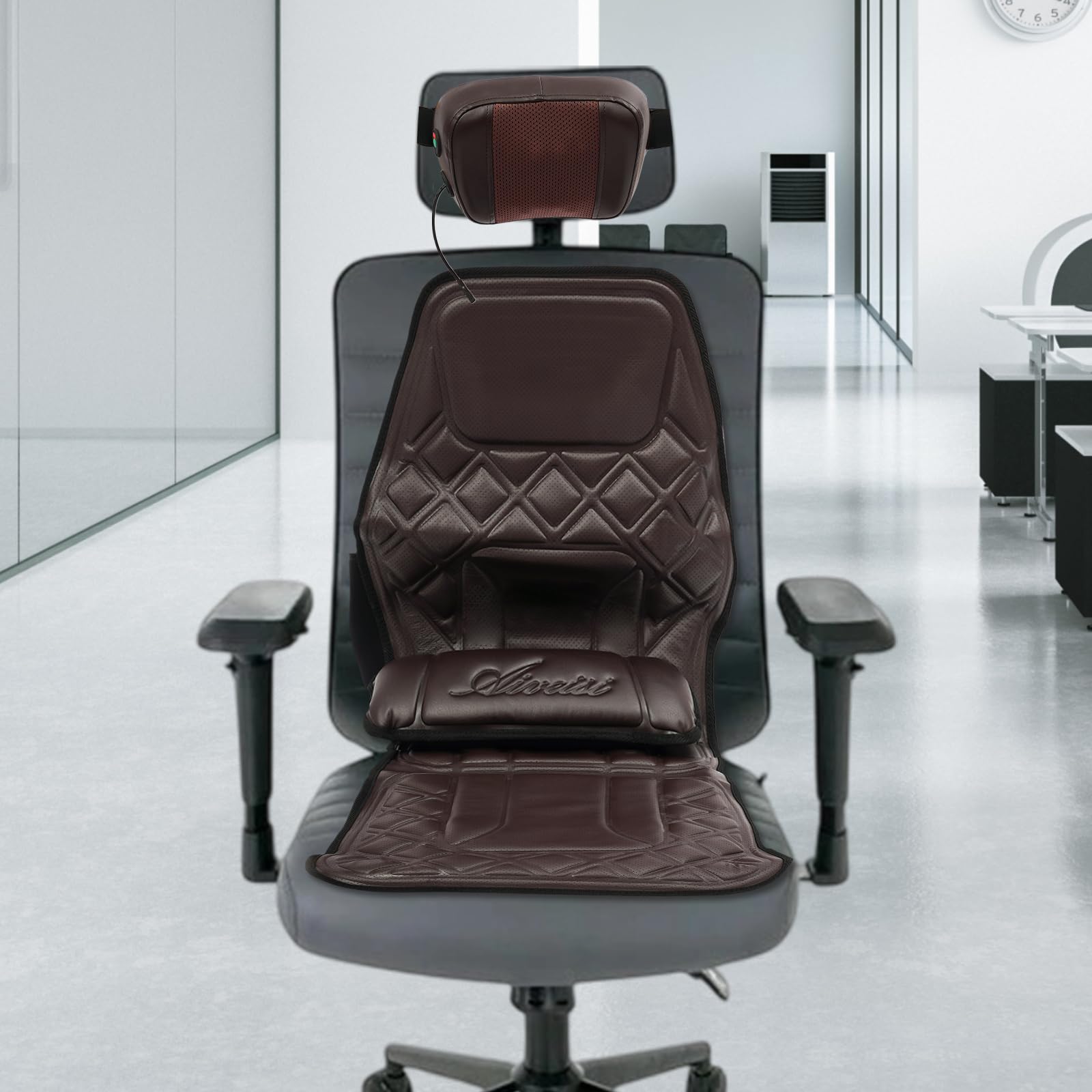 Massagekissen Sitzauflage mit Heizfunktion für Auto und Zuhause Shiatsu Nacken