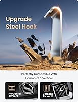 Vista 5 de LISEN Soporte universal para teléfono celular para iPhone [Disfruta de no bloquear], soporte universal para teléfono de ventilación para automóvil