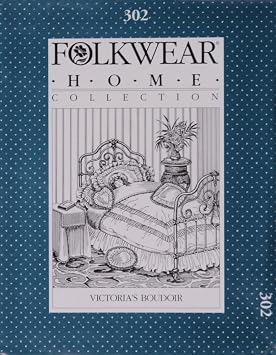 Folkwear Victorias Boudoir #302 Quilt Cover Pillow Shams Bedroom Accessories Home Collection Pattern Only folkwear302