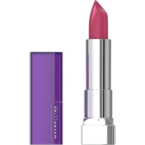 Miniatura 22 de Maybelline Color Sensational - Lápiz labial, maquillaje de labios, acabado crema, lápiz labial hidratante, guiño rosa, rosa coral, 1 unidad