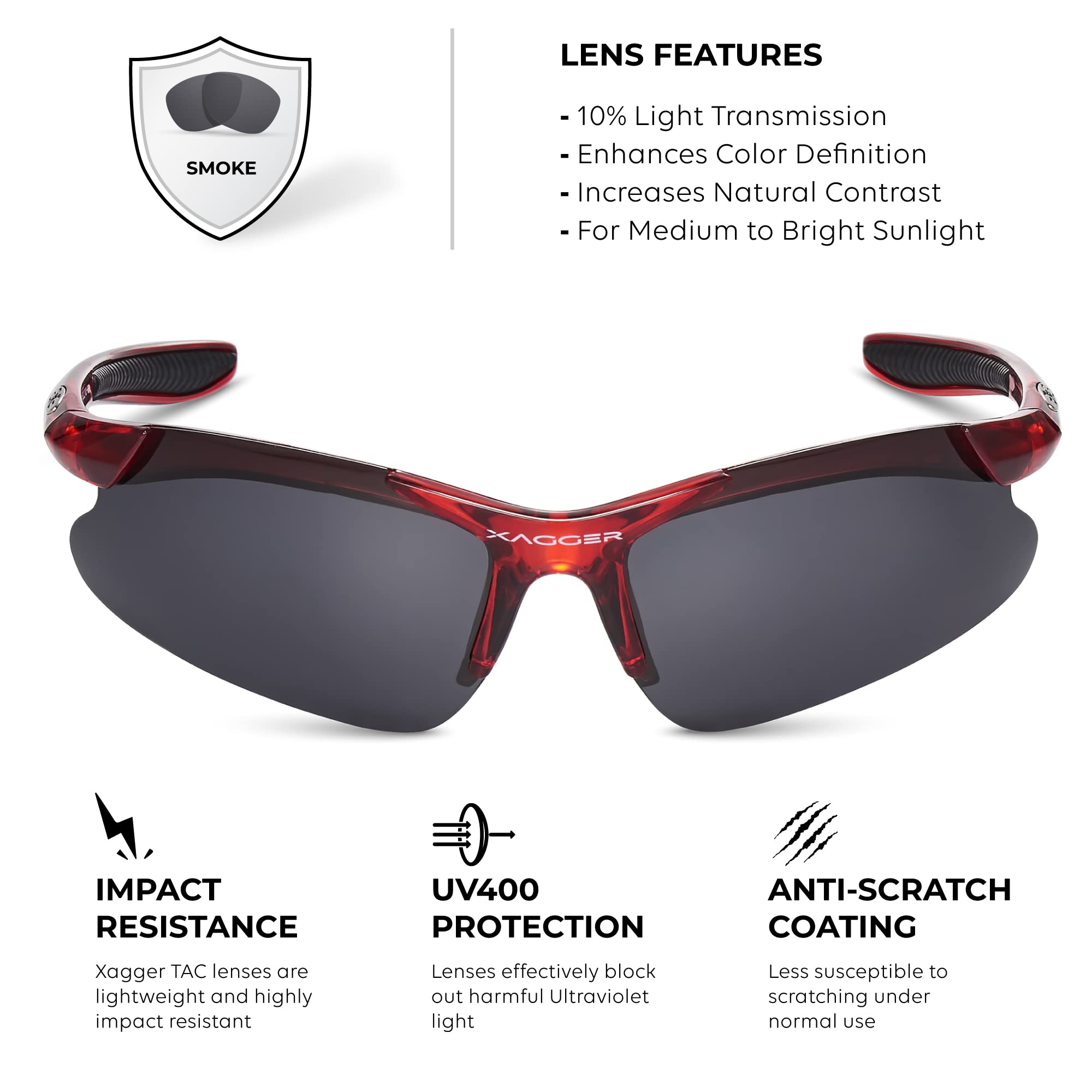 Gafas de sol deportivas polarizadas para niños y niñas, con montura TR90