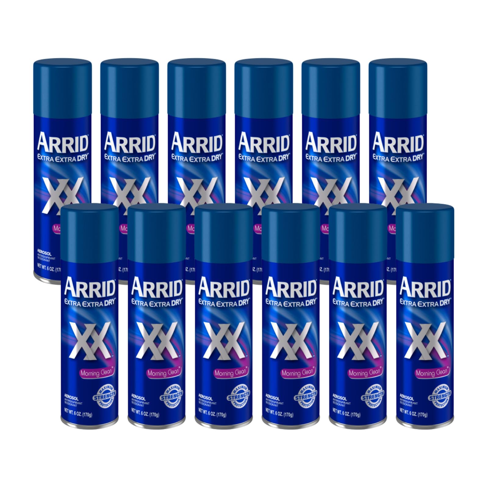 ARRID XX Anti-Perspirant Deodorant Spray, Morning Clean 6 oz (Pack of 12)-image-41