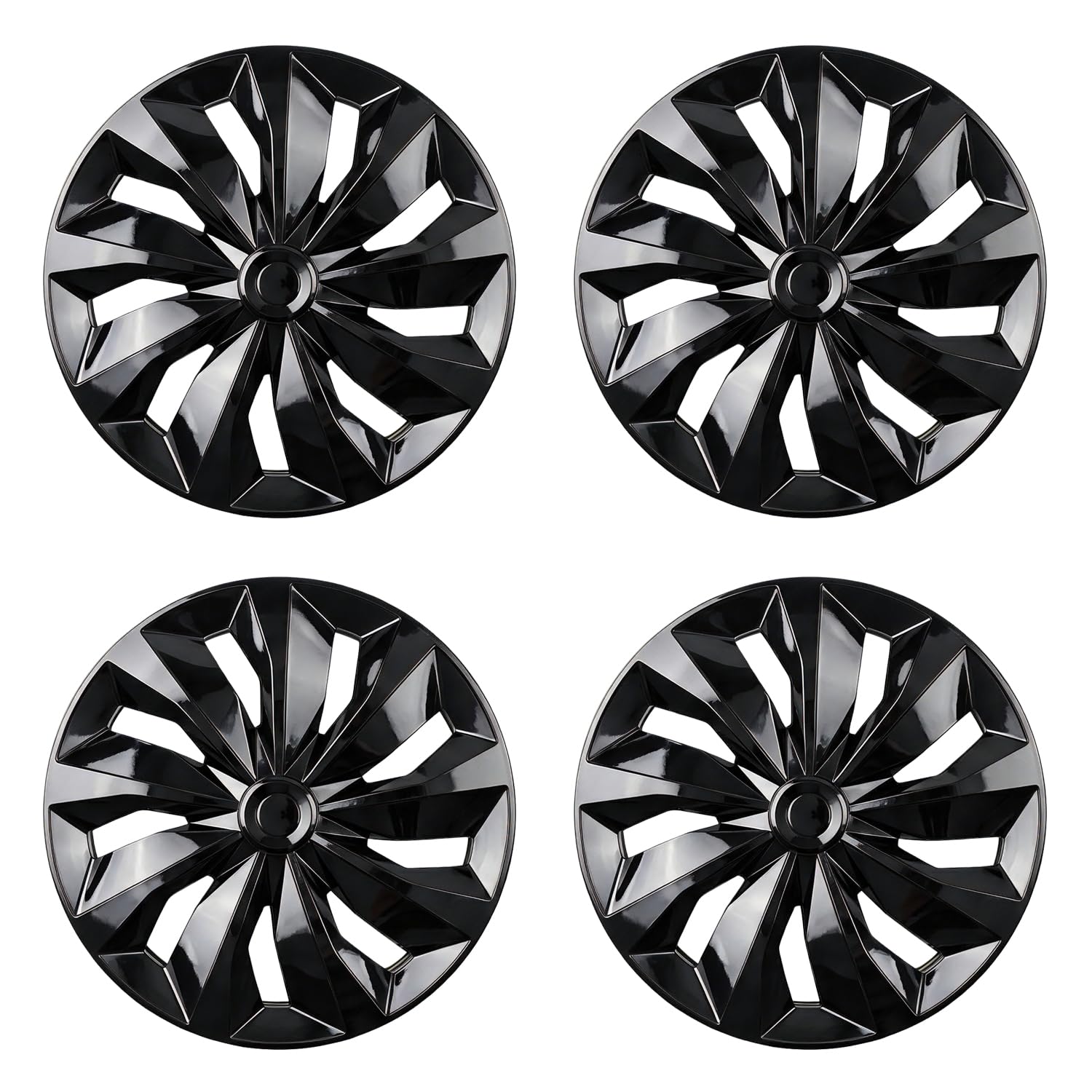 Aiqiying 14' Black Hubcaps
