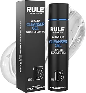 Limpiador AHA BHA No.13, limpiador facial exf...