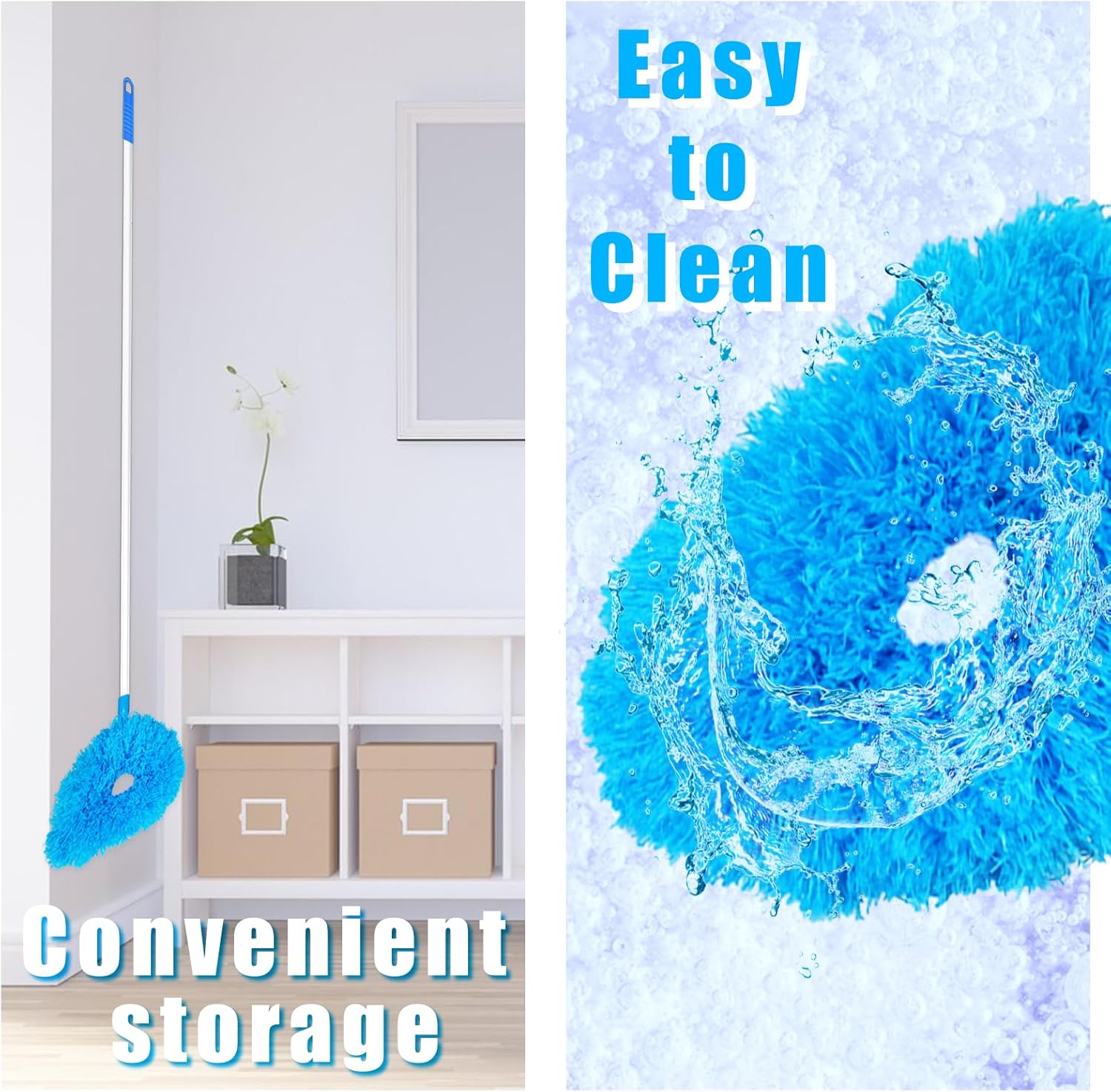 Ceiling Fan Cleaner Duster, Reble Microfiber High Ceiling Fan Blade