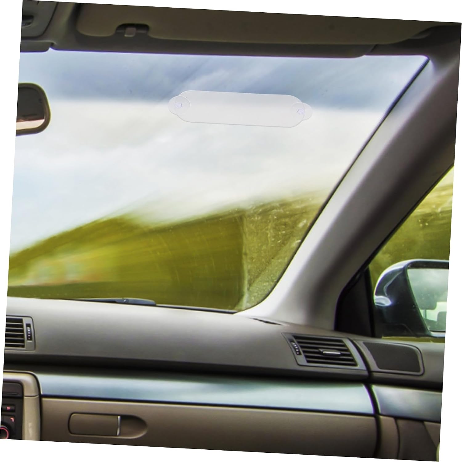 Alasum 10pcs Acrylic Toll Pass Holder for Windshield with Suction Cups image 4