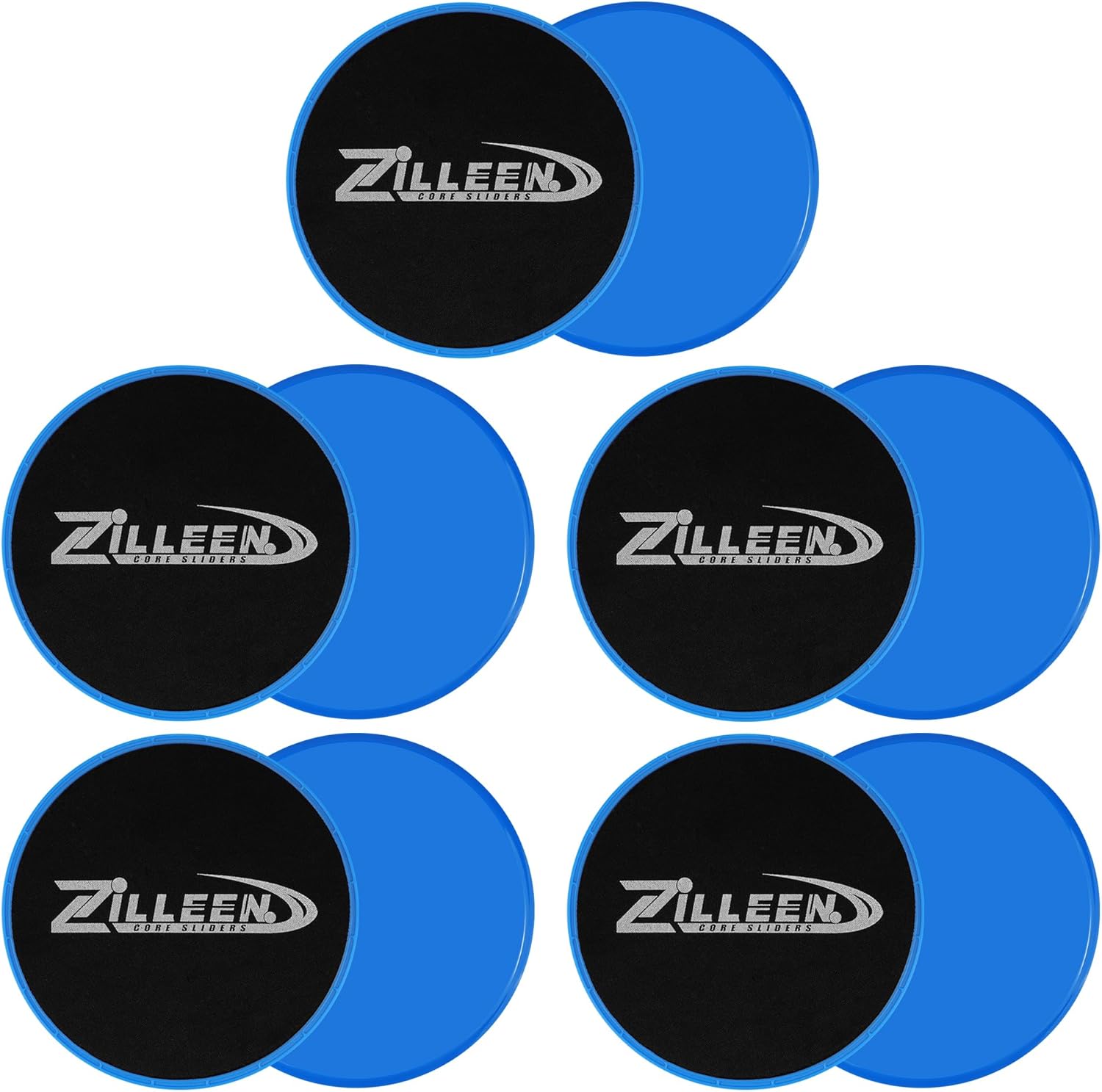 ZILLEEN Exercise Core Sliders for Working Out Workout Pilates Sliders Disc
