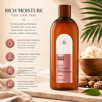 Coco Shea Rich Moisture Shampoo | 16 Fl Oz