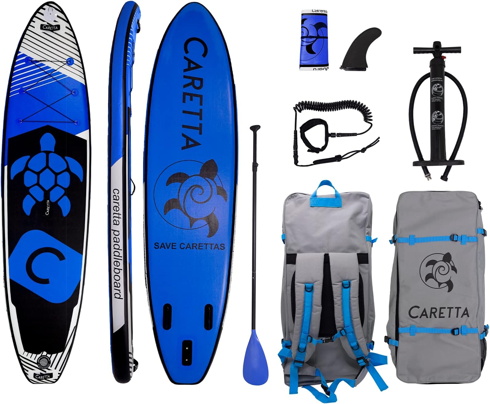 Caretta Watersports Standup Paddle Board, Blue