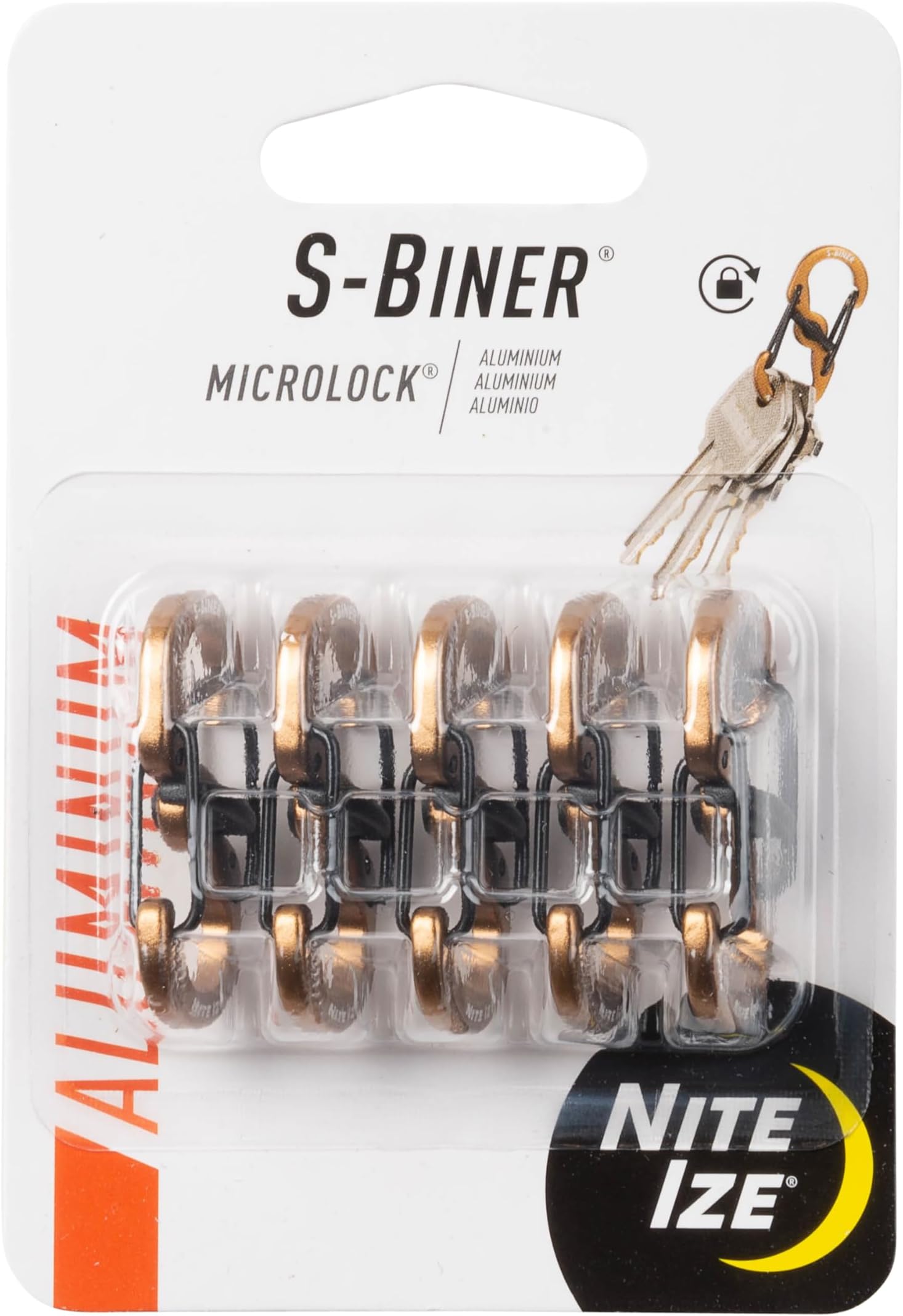 Nite Ize S-Biner MicroLock Lockable Key Holder