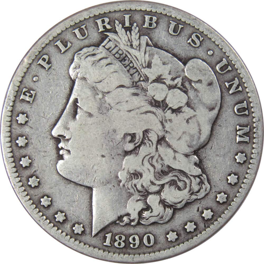 1890 S Morgan Dollar VG Very Good 90% Silver $1 US Coin Collectible