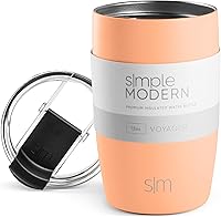 Vista 42 de Simple Modern Taza de café de viaje Tumbler con tapa abatible Reutilizable, aislada, de acero inoxidable, taza de café helado Cold Brew, termo