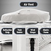 Vista 43 de iCarCover Compatible con Mazda Mazda2 Hatchback SUV 2011-2014 Funda para automóviles, forma ajustada, acolchada, cubierta exterior completa