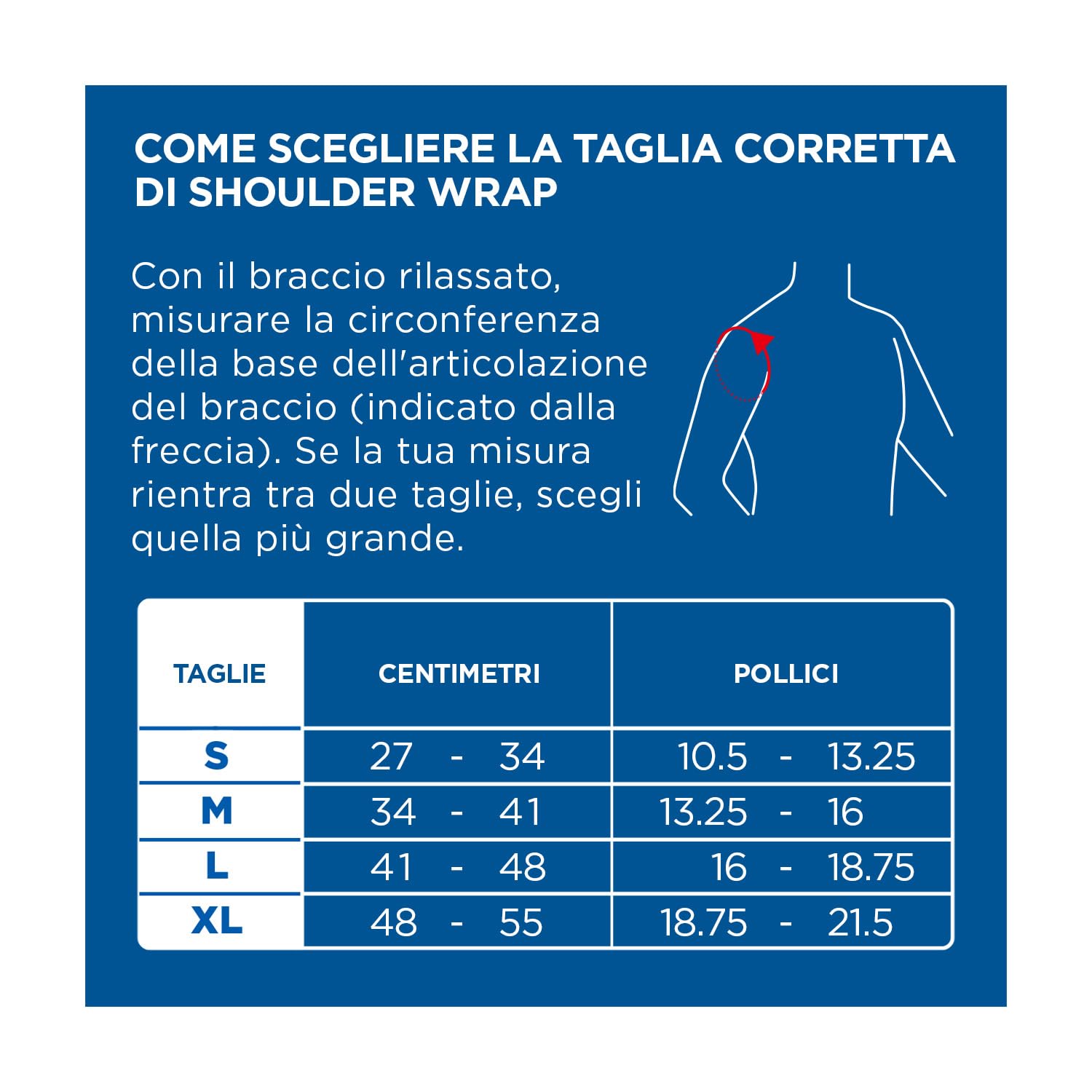 Zamst Sholder Wrap - Tutore spalla a stabilizzazione dinamica - Supporto articolazione spalla, cuffia dei rotatori, legamenti della spalla - Sport e Recupero da lesioni Articolazione della spalla (M)