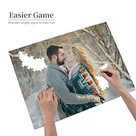 Custom Puzzles 520 Pieces for Lover Mom Dad,ATOOZ Personalized Puzzle from Photos Custom Puzzle for Valentine Day Wedding Mother Father Holiday Birthday Present