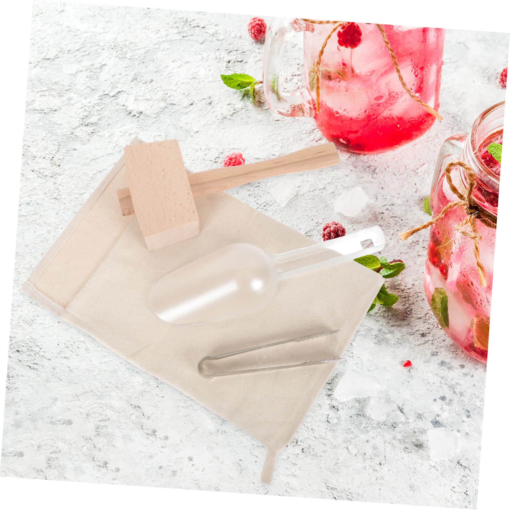 Bolsa de Hielo Picado de Algodón, 1 Juego Mazo y Pala