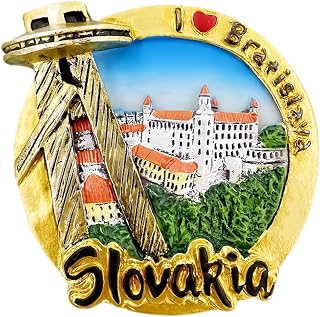 Bratislava Slovakia Refrigerator Magnet Tourist 3D Souvenir Fridge Decoration Creative Craft