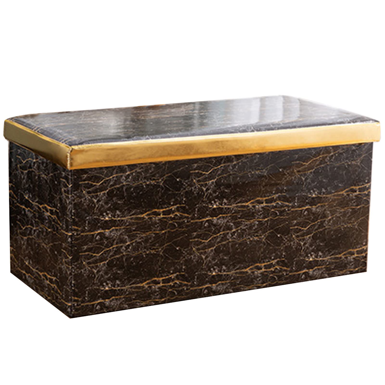 Banc de pouf pliant pour gagner de la place et ranger les couvertures