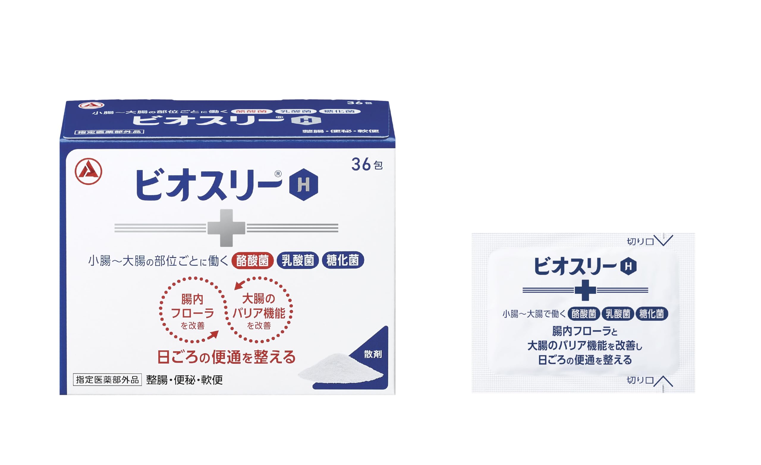 Amazon | ビオスリーH 36包【指定医薬部外品】 整腸剤 [酪酸菌/糖化菌