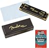 Fender Blues Deluxe Harmonica - Key of C Bundle with Carrying Case, Austin Bazaar Online Manual, and Polishing Cloth