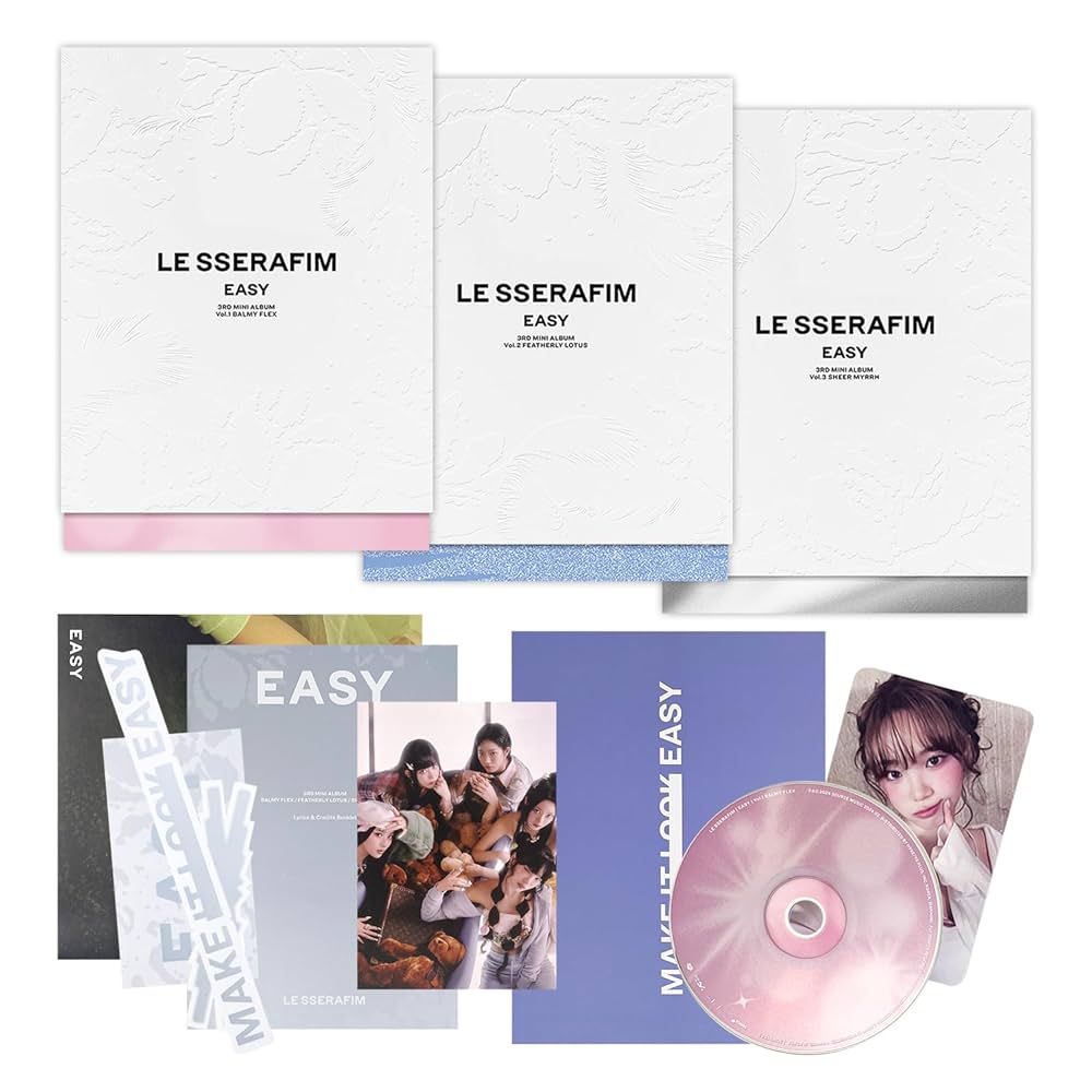 LE SSERAFIM ポストカードブック POSTCARD BOOK Amazon.com : LE SSERAFIM - 3rd Mini Album [EASY] (Photobook