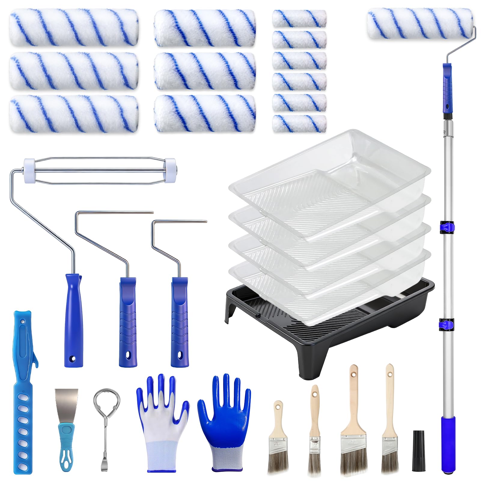 Paint Roller Kit - DIY Home Painting -1 Paint Roller Kit - DIY Home Painting -1