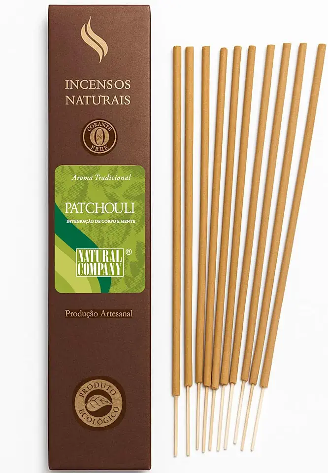 Incenso Natural -Patchouli - Integração de corpo e mente