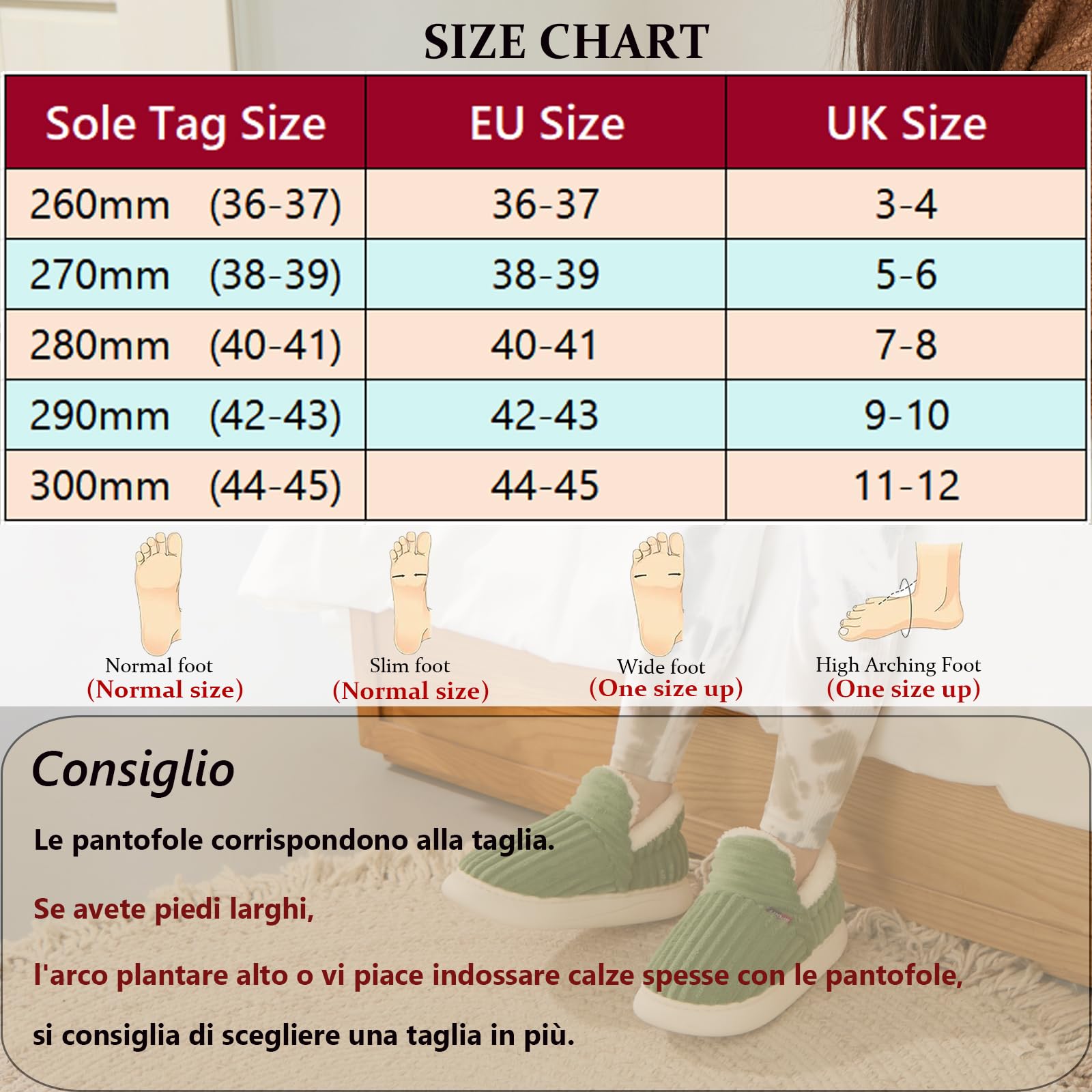 Coswind Pantofole Donna Uomo Invernali Ciabatte Calde Chiuse Peluche with Memory Foam Pelose Eleganti Comode Morbide Antiscivolo