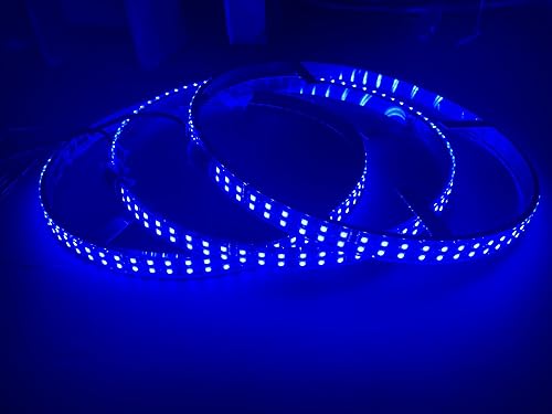 Miniatura 7 de Sando Tech - Anillo de rueda LED de doble fila RGB de 15.5 pulgadas, luz estroboscópica de doble fila, luz estroboscópica para neumáticos de llanta