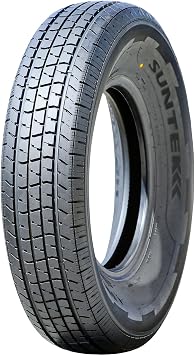Suntek HD Trail 2 Semi Steel Premium Trailer Radial Tire-ST205/75R14 205/75/14 205/75-14 105/101M Load Range D LRD 8-Ply BSW Black Side Wall