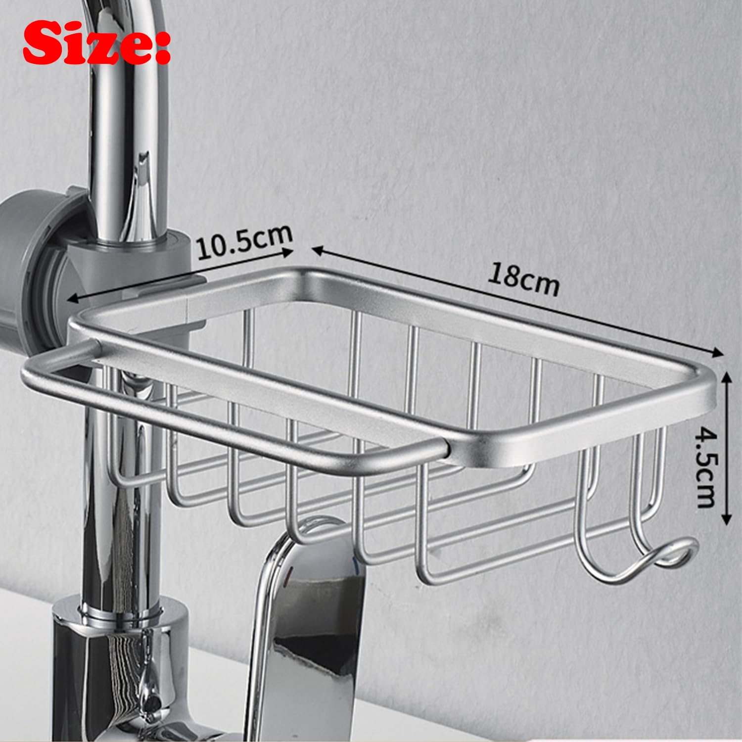 Portaspugne Per Lavello Cucina Organizer Per Lavello In Acciaio Inox: Porta Spugne, Spazzole, Sapone, Con Vaschetta Di Scarico Rimovibile, Per Cucina Ordinata, Colore Nero Porta Spugna Cucina