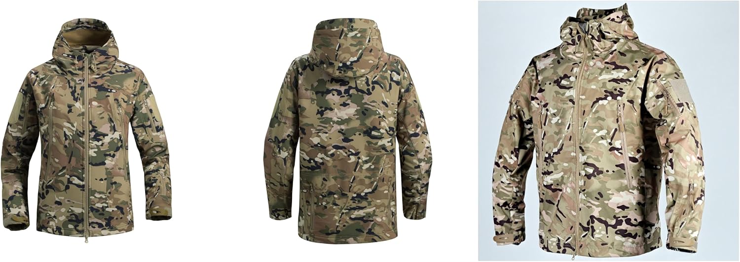 Men's Winter Skiing Jackets Water Resistant Fleece Coats Insulated Thermal Snowboard Jacket Parka Raincoat with Hood