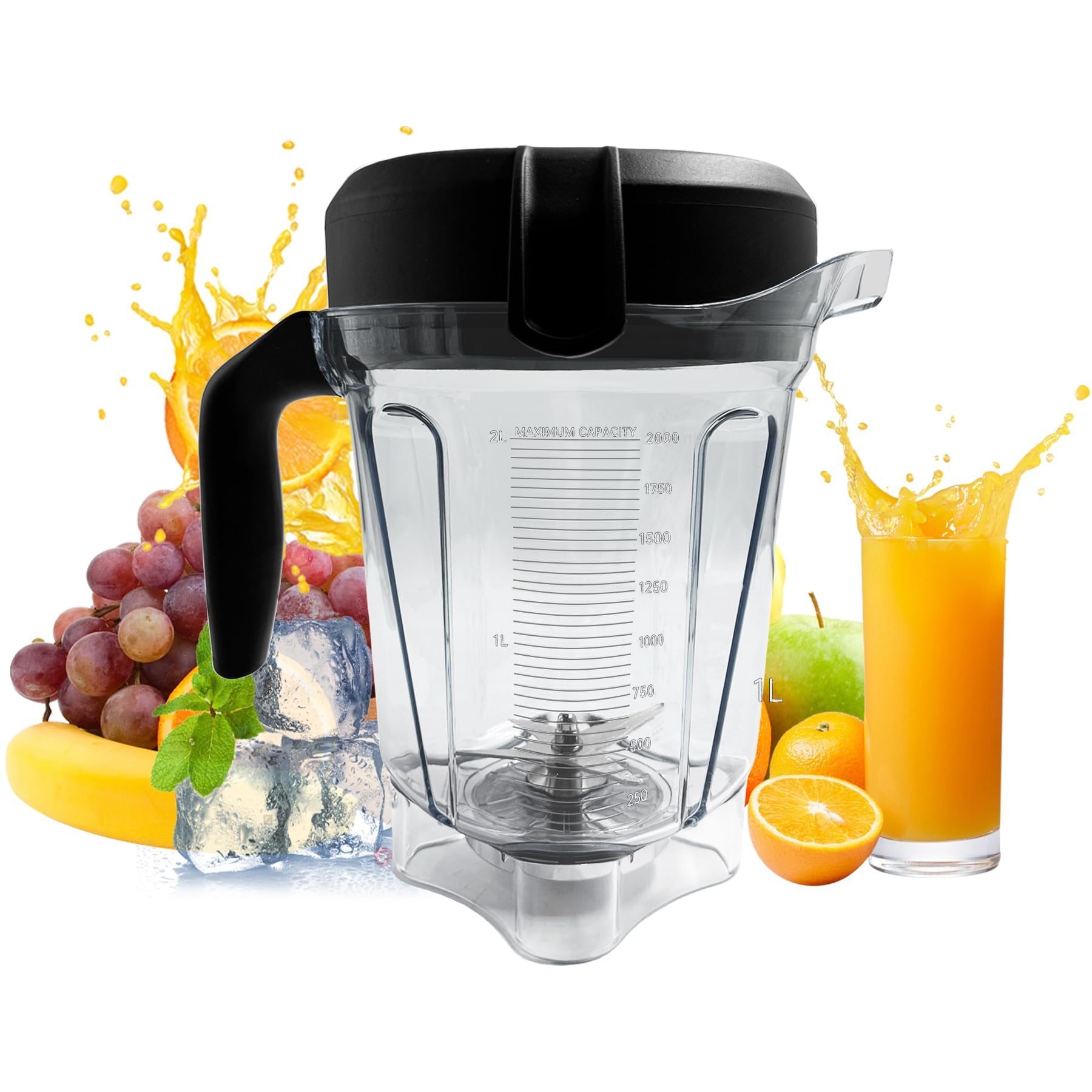 Amazon.com: For Vitamix 64oz Low-Profile Blender Pitcher
