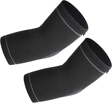 Elbow Brace Compression Support Sleeve PairPain Relief & Inflammation from Tendonitis, Tennis, Golf Elbow, Arthritis. Provide Protection for Workout, Weightlifting, Tennis